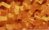 10# Orange Sherbet Color Blends Crinkle Cut Paper Shreds