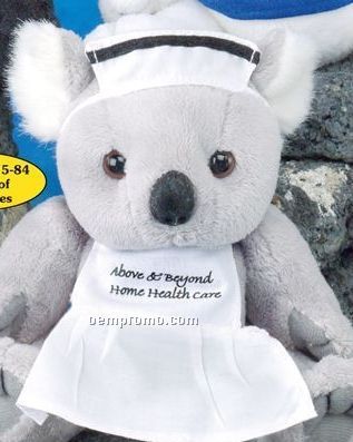 Gb Brite Plush Beanie Stuffed Gray Koala Bear