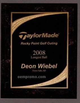 Marble Finish Plaque W/ Majestic Plate (6"X8")
