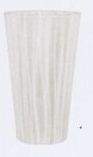 Straw White Small Crystal Vase By Ingegerd Raman
