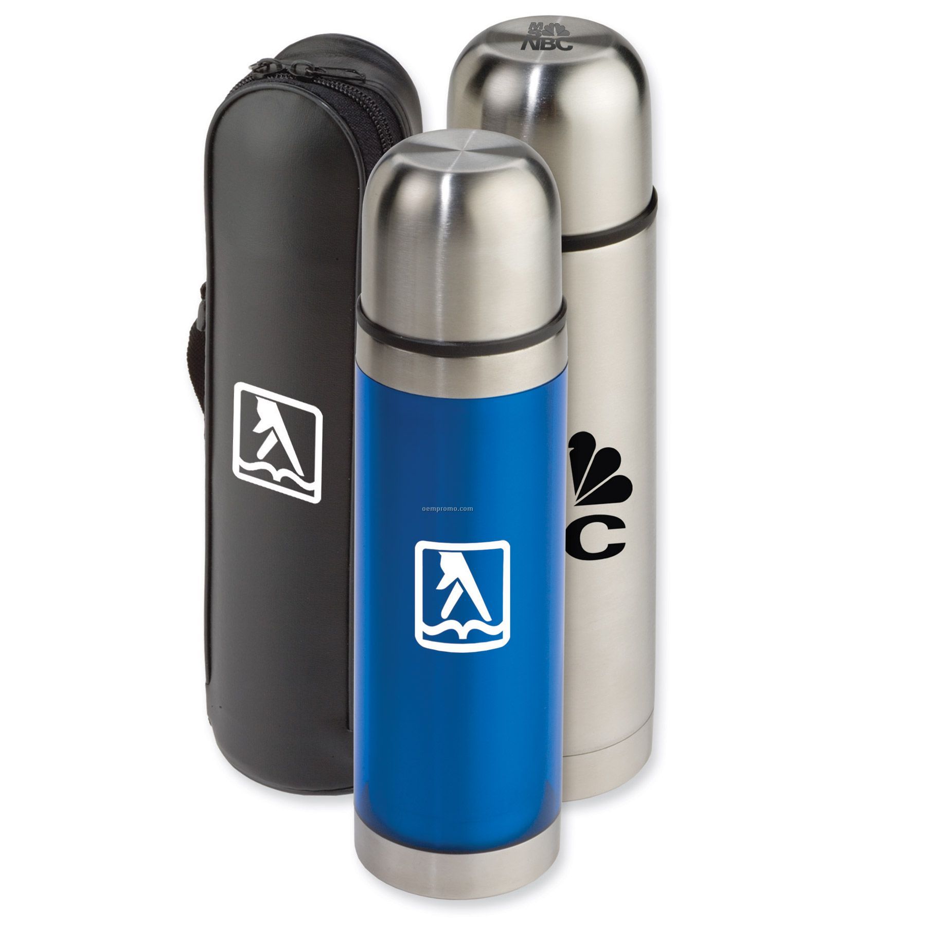 (16.9 Oz.) Stainless Steel Thermo Bottle W/ Case