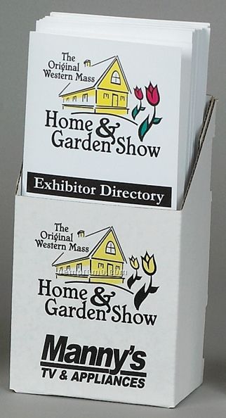 Brochure Holder Point-of-purchase Box - 4-color Process (4"X2-1/2"X7-1/2")