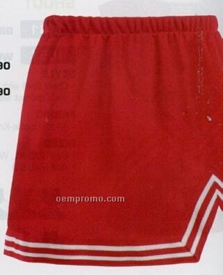 Women's A-line Cheer Skirt W/ V-notch