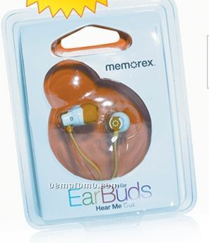 Memorex In-ear Nano Color Earbuds