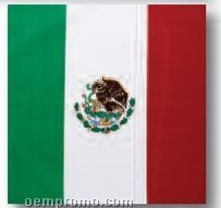 Mexican Flag 100% Cotton Imported Bandanna