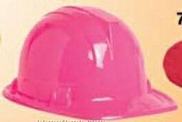 Pink Plastic Costume Quality Hard Hat