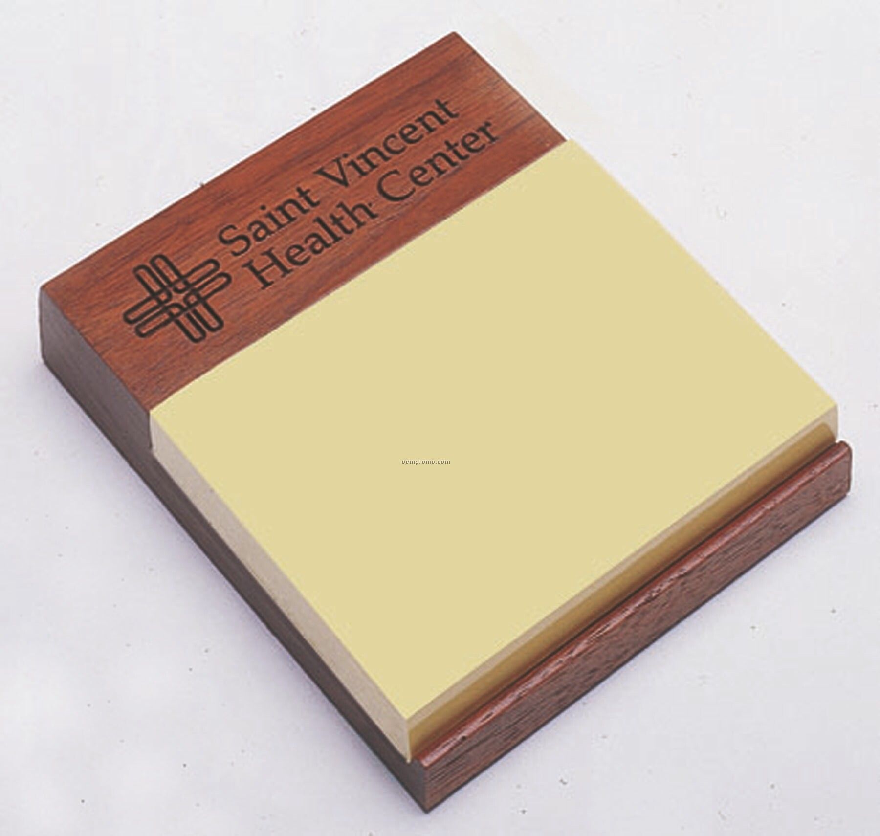Rectangle Wooden Memo Pad Holder (4"X5"X3/4")