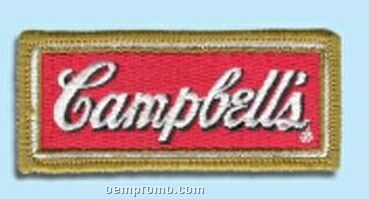 3 1/2" Embroidered Emblem With 76% - 100% Thread Coverage