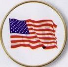 7/8" Stock Ball Markers (American Flag)