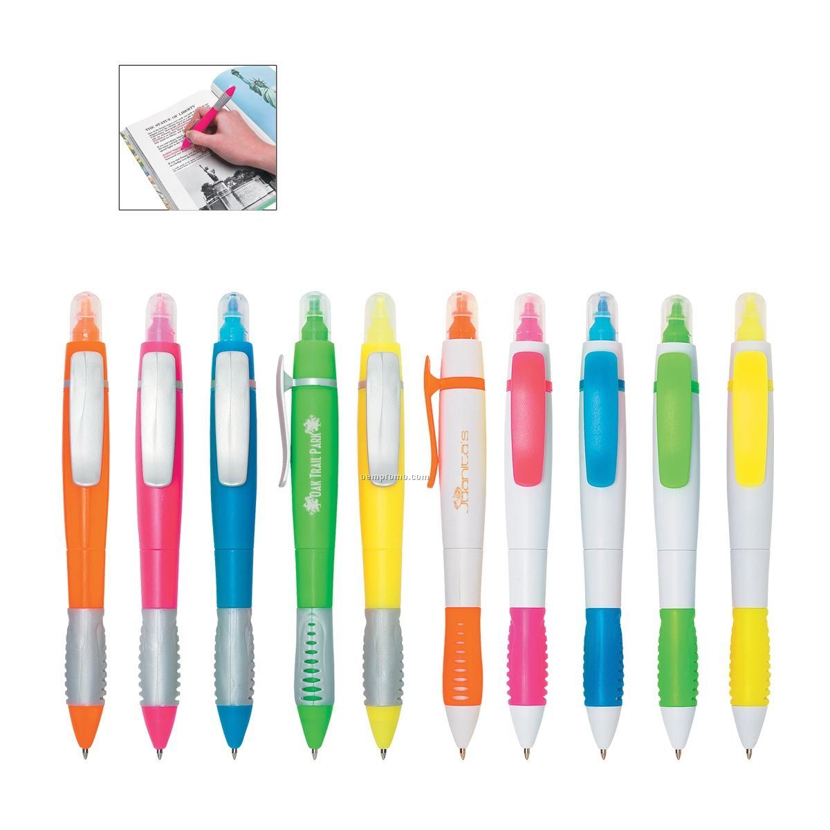 Color Twin-write Pen/ Highlighter