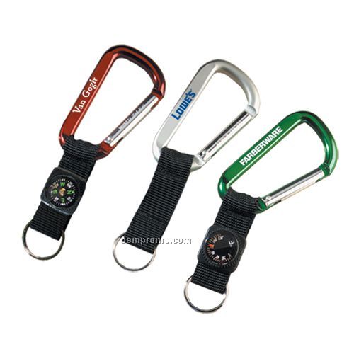 Lewis Carabiner With Strap & Thermometer