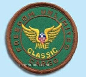 4" Embroidered Emblem With 76% - 100% Thread Coverage