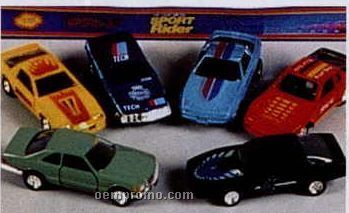 4 1/2" Die Cast Pull Back Sport Cars (6 Assorted)