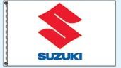 Standard Single Face Dealer Logo Spacewalker Flag (Suzuki)