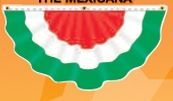 Stock The Mexicana Festive Nylon Fan (3'x6')