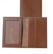 Chocolate Buttercalf Leather Credit/ Id Card Case
