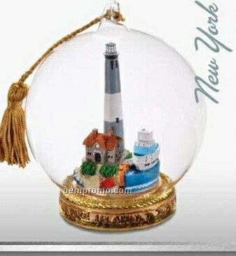 Fire Island Lighthouse Memory Globe