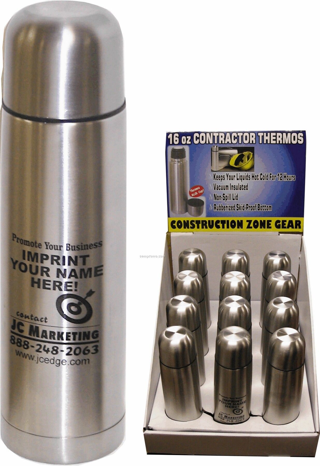 16 Oz Stainless Steel Thermos