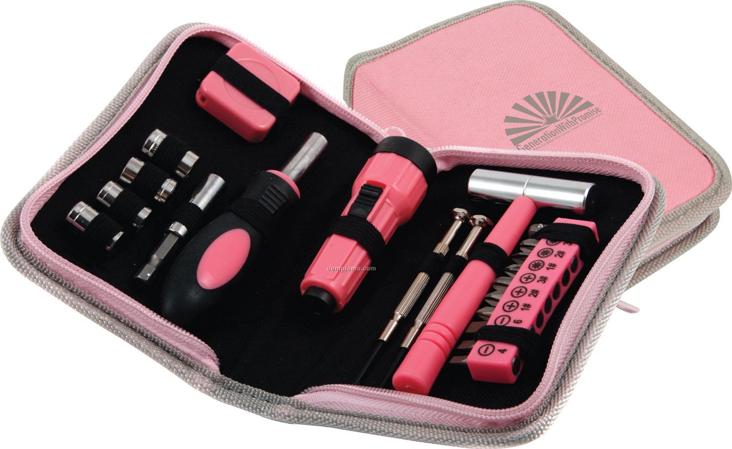 26-piece Pink Tool Set