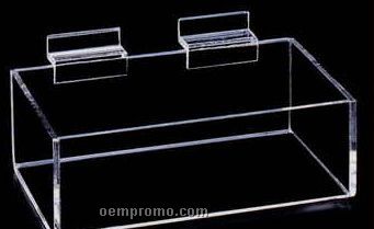 Acrylic Slatwall Display Tray / Box (10"X4"X4")
