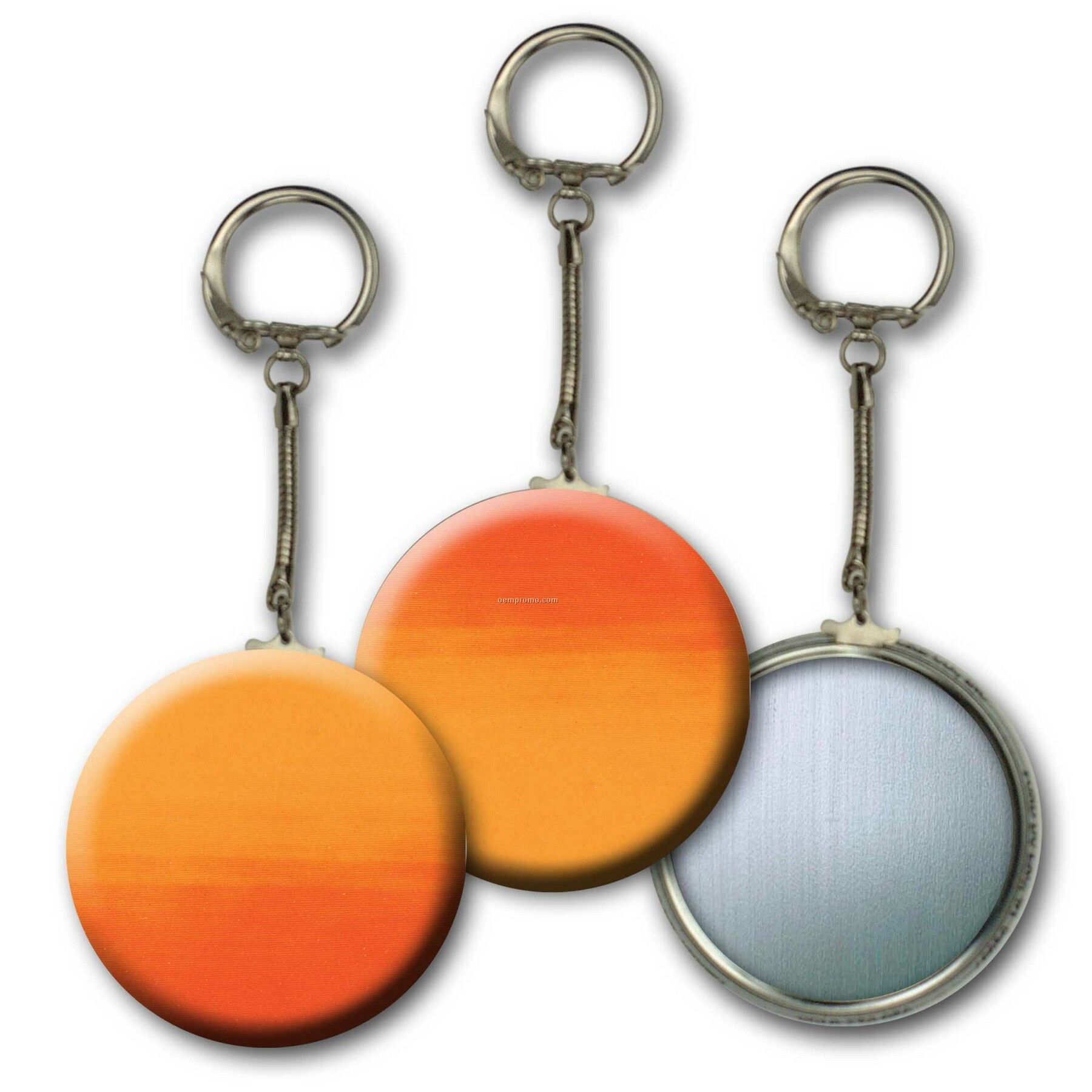 Metallic Key Chain W/3d Lenticular Changing Colors Effects (Blanks)