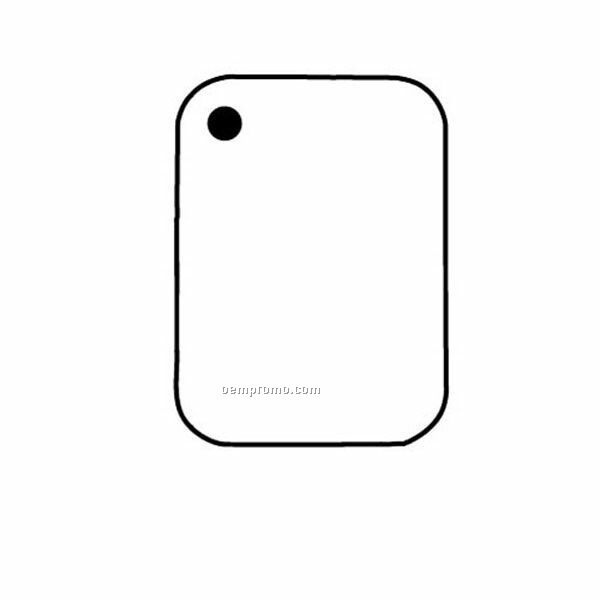 Stock Shape Collection Rectangle 20 Key Tag