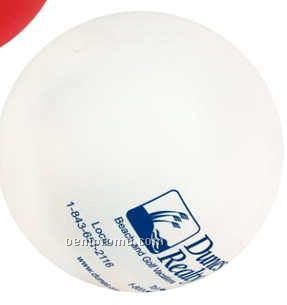 16" Inflatable Solid White Beach Ball