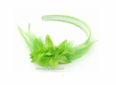 Lime Chrysanthemum Headband