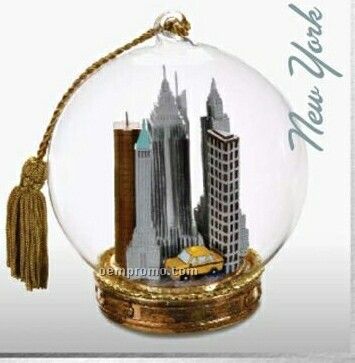 New York City Cab Memory Globe