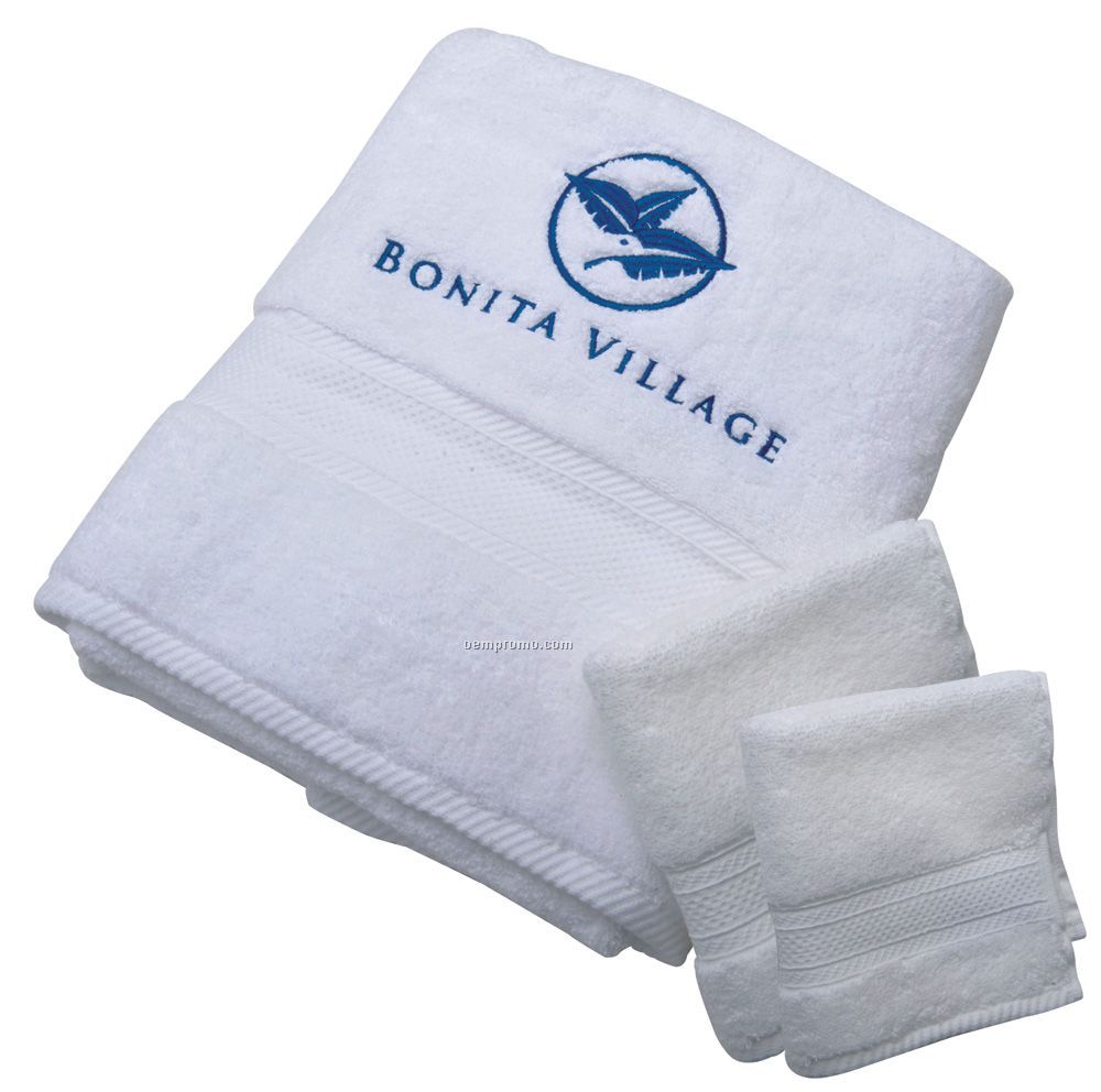 Miasma Cotton Bath Towel Set - Blank