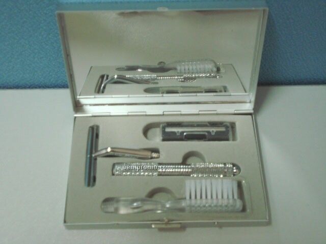 Personal Care Set With Brush & Mirror