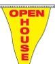 60' String Stock Pennants - Open House - Red/Yellow