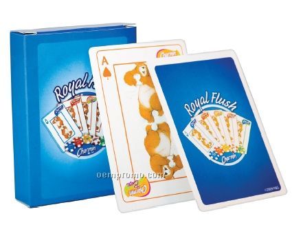 Bridge Playing Cards W/Standard Paper & 2 Color Imprint (Economy)