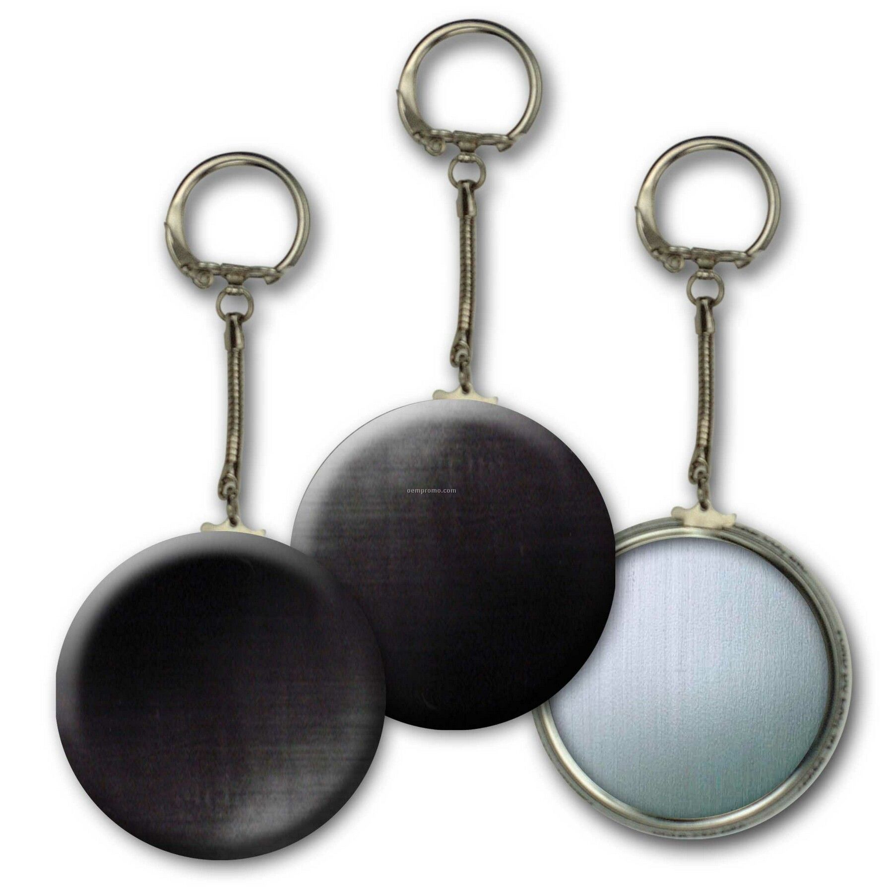 Metallic Key Chain W/ 3d Lenticular Changing Colors Effects (Blanks)