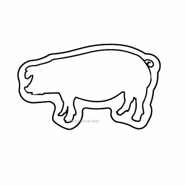 Stock Shape Pig Recycled Magnet