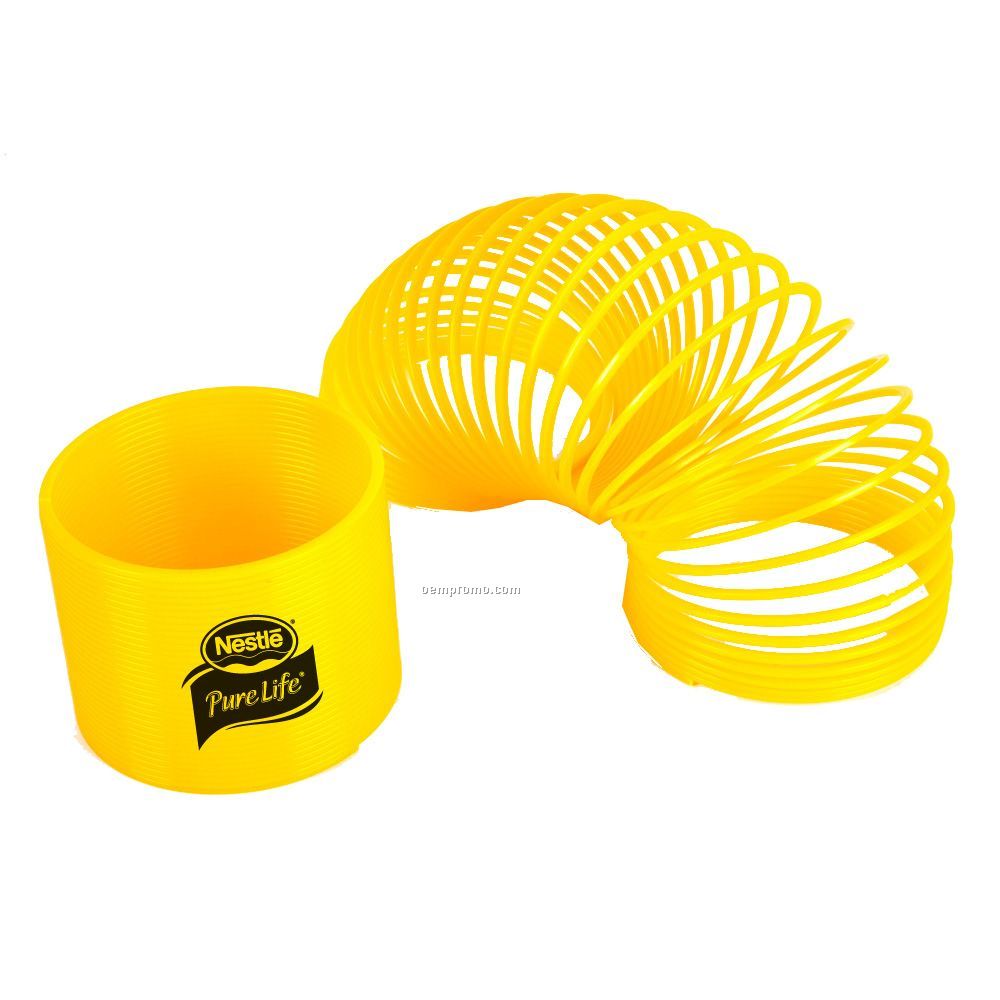 Yellow Coil Puzzle Spring