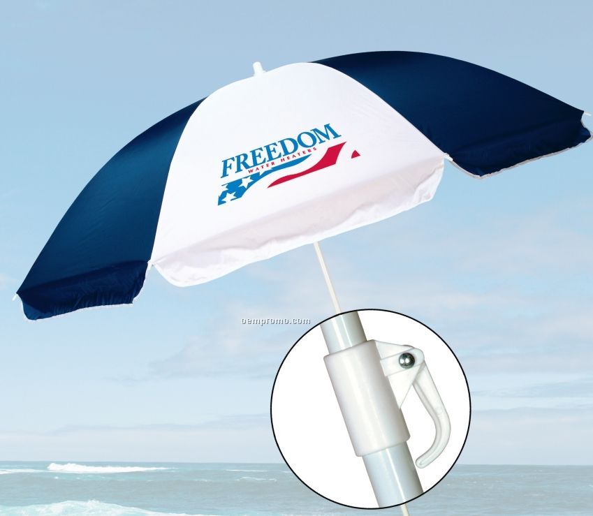 Beach Umbrella With Adjustable Height