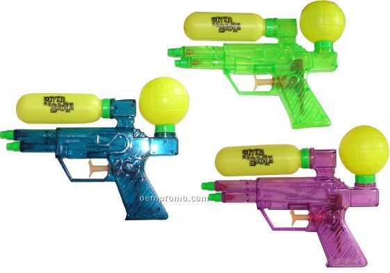 Neon Colored Water Gun With Tank