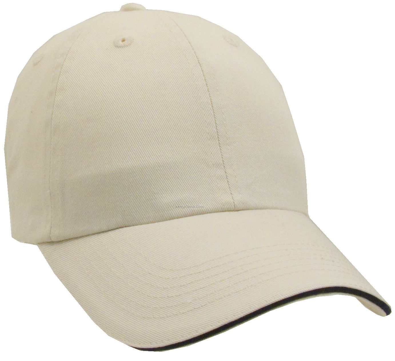 Unconstructed Chino Washed Cotton Twill Sandwich Cap (Blank)