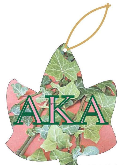Alpha Kappa Alpha Sorority Ivy Ornament W/ Mirror Back (2 Square Inch)