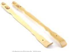 Bamboo Back Scratcher With Smoother Roller Massager