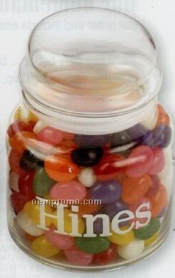Custom Large Apothecary Jar W/ Deluxe Mixed Nuts (No Peanuts)