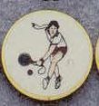 Medallions Stock Kromafusion Lapel Pin (Racquetball/Male)