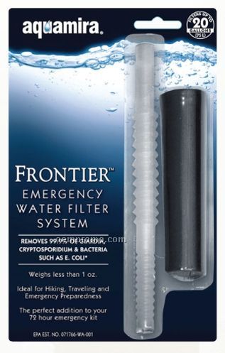 Aquamira Frontier Emergency Water Filtration System Purifier
