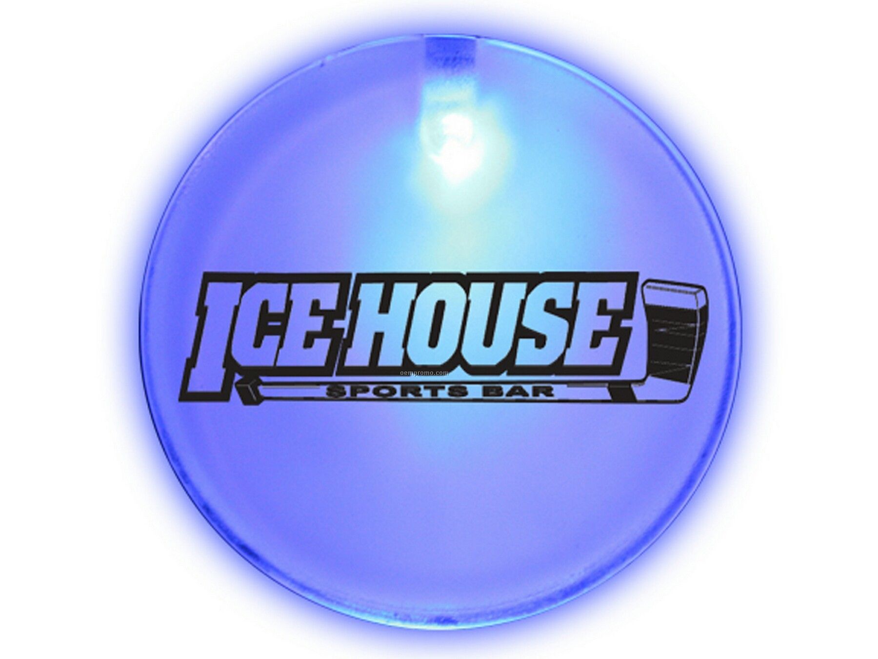 Blue Frosted Glow Button
