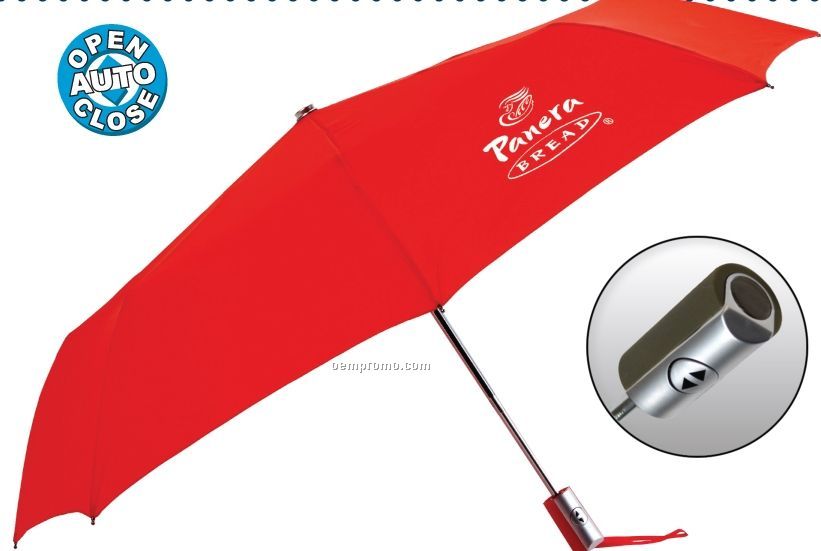 Manhattan Fashion Umbrella With 2-tone Rubberized Handle