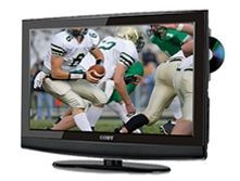 Coby 26" Lcd Hdtv/ Monitor With Slot Load DVD Player