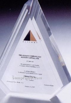 Lucite Triangle Award (6 1/2