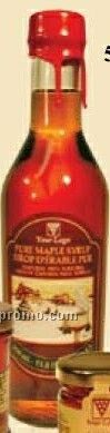 Medium Pure Maple Syrup In Cylinder Bottle 350 Ml (W/Customization)