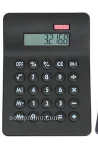 Tilt-angled Desktop Calculator